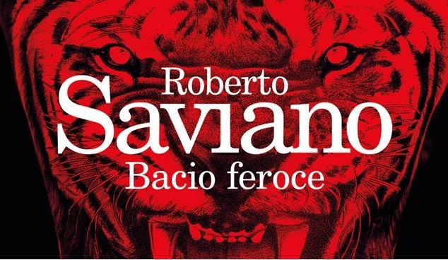 La copertina di Bacio feroce, il nuovo romanzo di Roberto Saviano La cover del romanzo di Roberto Saviano, Bacio feroce