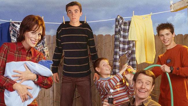 Frankie Muniz non si ricorda di Malcolm La famiglia di Malcolm nel giardino