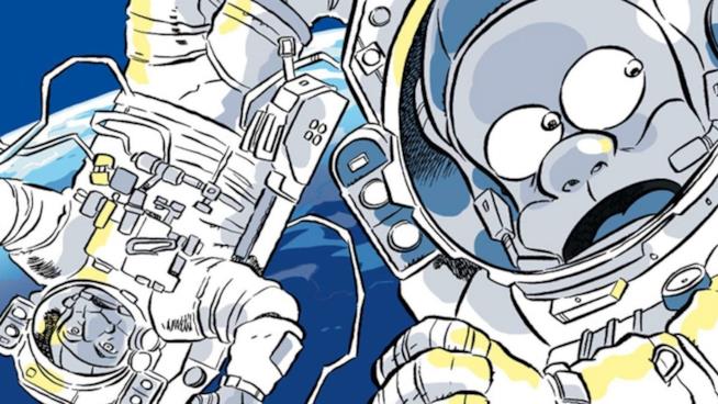 Luna 2069, Rat-Man torna nello spazio in un nuovo fumetto per Feltrinelli Comics La copertina di C'è spazio per tutti di Leo Ortolani