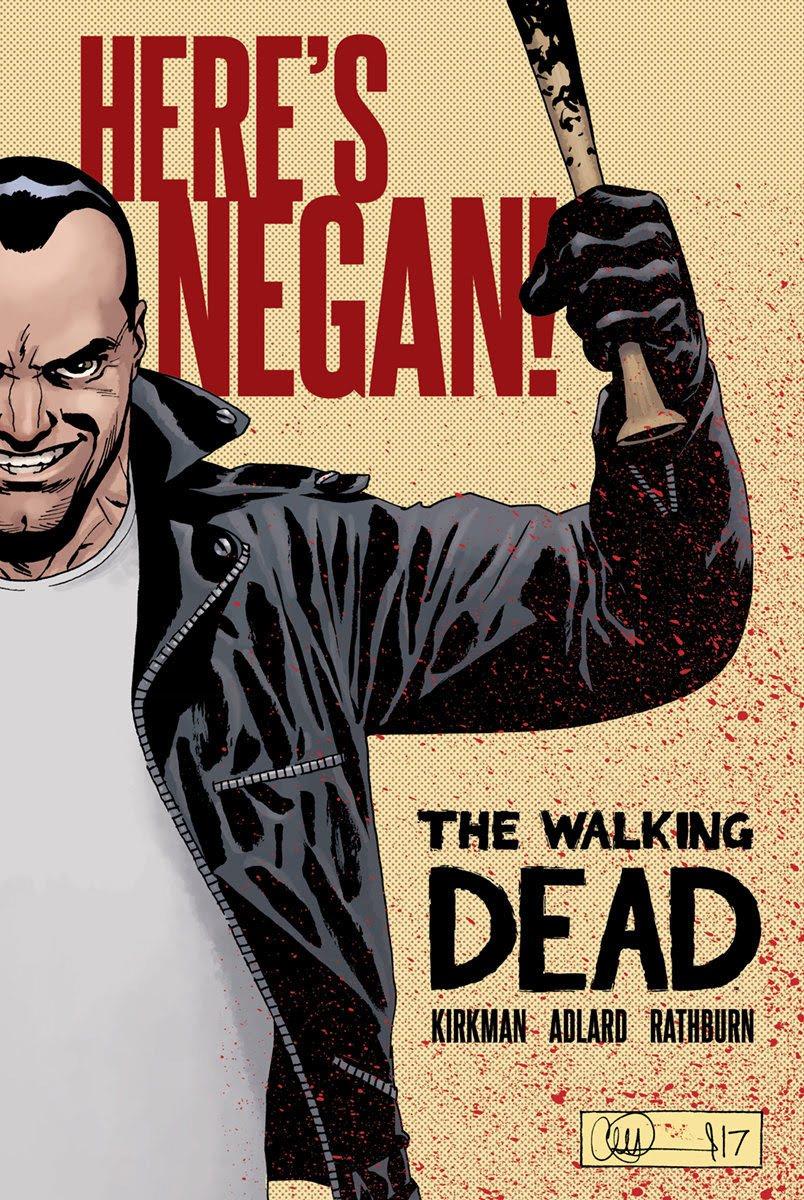 La cover di Here's Negan Here's Negan: il fumetto svela il passato del leader dei Salvatori