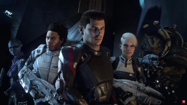 Mass Effect: Andromeda, nuovi dettagli su protagonisti e alleati L'equipaggio di Mass Effect: Andromeda pronto ad entrare in azione