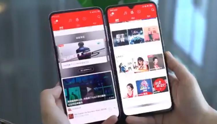 Oppo e Xioami mostrano i prototipo dei loro smartphone senza tacca e con fotocamera sotto al display Xioami Mi 9 standard (a destra) e prototipo del Mi 9 senza tacca (a sinistra)