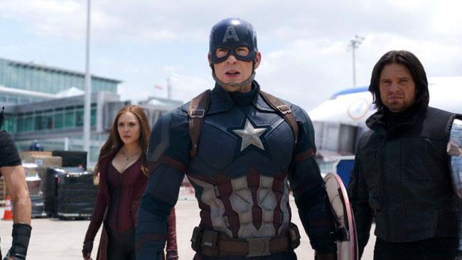 Capitan America Civil War Immagini ufficiali Team Capitan America in Civil War