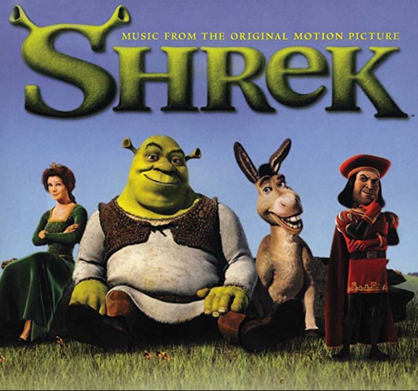 Colonna sonora Shrek La copertina della colonna sonora Shrek