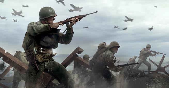 Call of Duty: WWII, un nuovo trailer in live-action Soldati in guerra in Call of Duty: WWII