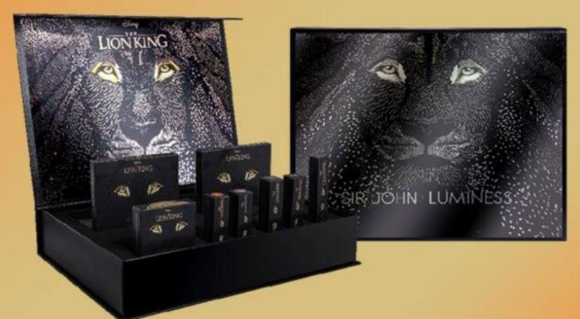 La linea completa di trucchi tematizzati su Il Re Leone La linea completa di make up dedicata a Il Re Leone