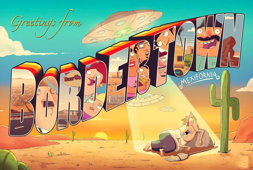 Bordertown arriva su FoxAnimation Cartolina di Bordertown