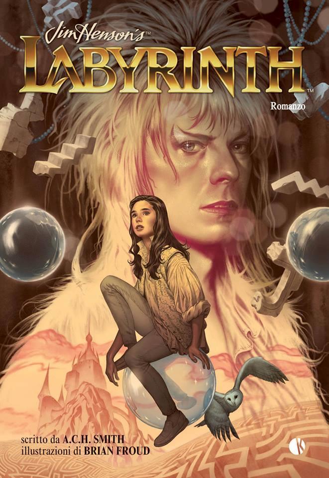La copertina di Labyrinth La copertina italiana di Labyrinth