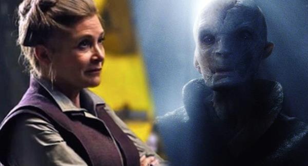 star wars snoke leia