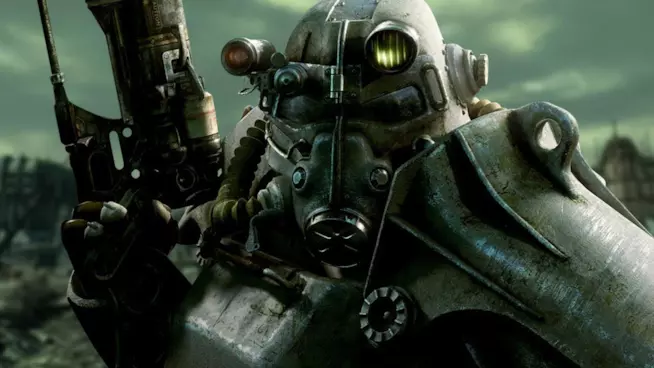 Fallout 3 festeggerà i suoi dieci anni con una nuova edizione? Il concept art simbolo di Fallout 3 che ritrae un'armatura atomica