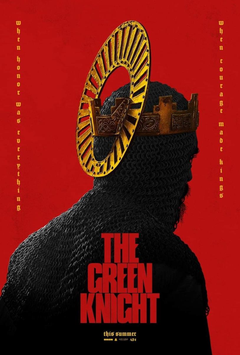 La locandina del film The Green Knight Il poster del film The Green Knight