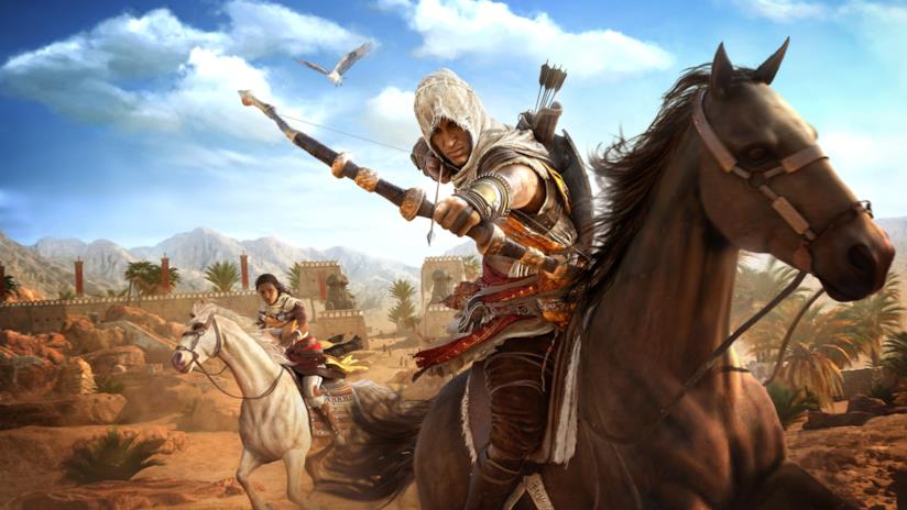 Assassin's Creed Origins, ecco il trailer di lancio de Gli Occulti Bayek a cavallo in Assassin's Creed Origins