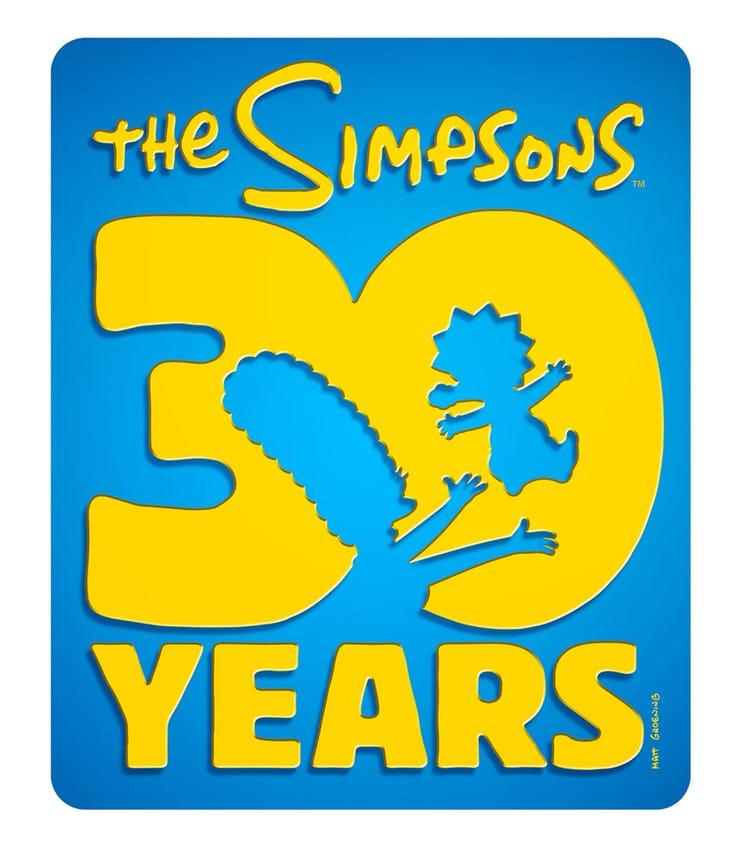 I Simpson raggiungono la soglia dei 30 anni Il nuovo logo dei Simpson per la 30esima stagione