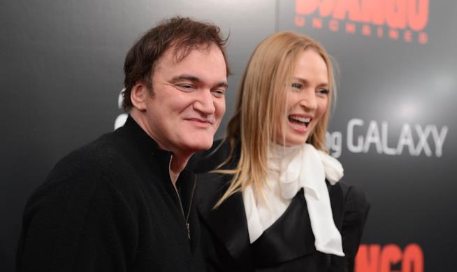 Uma Thurman e Quentin Tarantino lavoreranno ancora insieme? Uma Thurman e Quentin Tarantino a un evento di anni fa