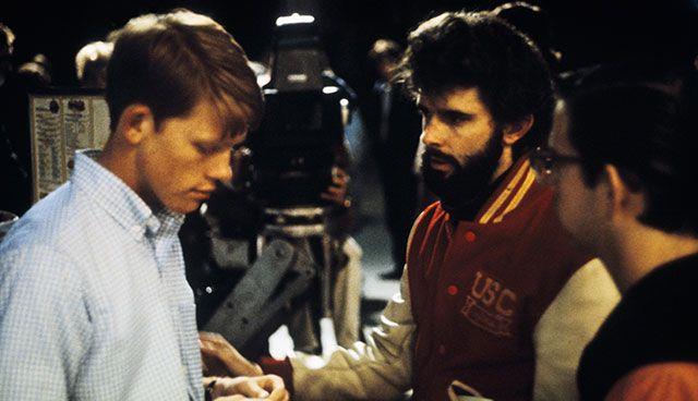 George Lucas e Ron Howard Ron Howard e George Lucas