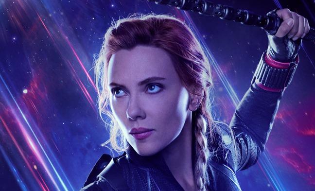 Vedova Nera, una delle vittime più illustri di Avengers: Endgame Character poster di Avengers: Endgame dedicato a Vedova Nera