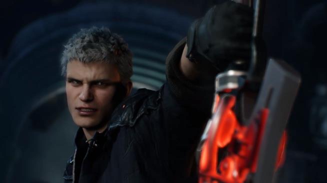 Devil May Cry 5 è ufficiale, ecco il primo trailer dall'E3 2018 Un primo piano di Nero da Devil May Cry 5