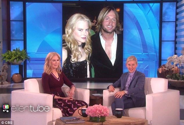 Nicole Kidman racconta il primo incontro con il marito Keith Urban Nicole Kidman da Ellen DeGeneres