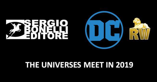L'annuncio del crossover tra DC Comics e Sergio Bonelli Editore In arrivo il crossover tra eroi DC Comics e personaggi Sergio Bonelli Editore