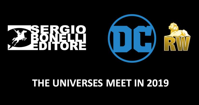 L'annuncio del crossover tra DC Comics e Sergio Bonelli Editore In arrivo il crossover tra eroi DC Comics e personaggi Sergio Bonelli Editore