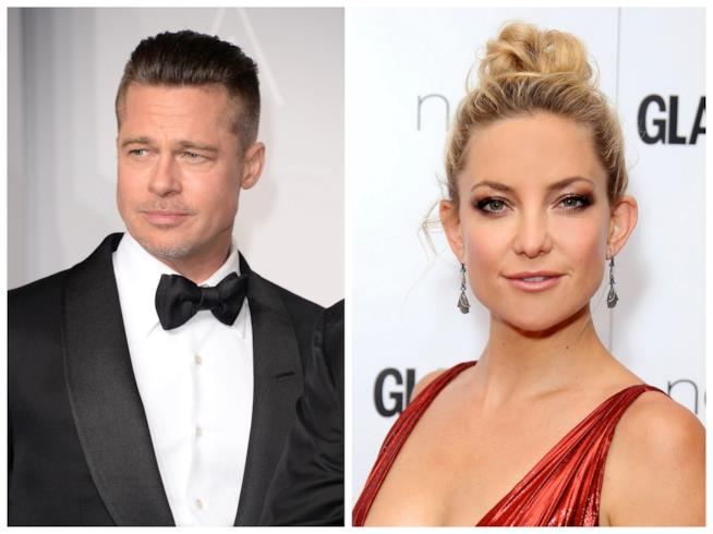 Il fratello di Kate Hudson dice la sua sulla storia d'amore tra l'attrice e Brad Pitt Primo piano di Brad Pitt e Kate Hudson