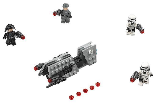 LEGO Imperial Patrol Battle Pack Dettagli del set di LEGO Battle Pack Pattuglia imperiale