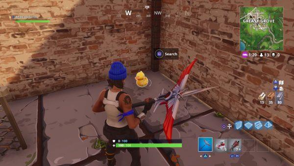 Fortnite e la ricerca delle 10 papere di gomma L'ubicazione della terza paperella