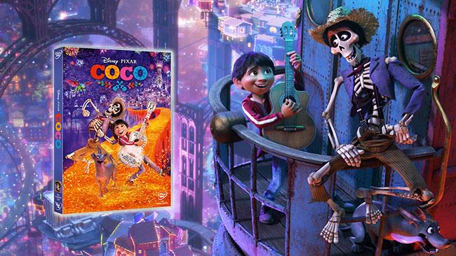 Coco esce in Home Video il 26 aprile 2018 Coco celebra l'uscita in Home Video