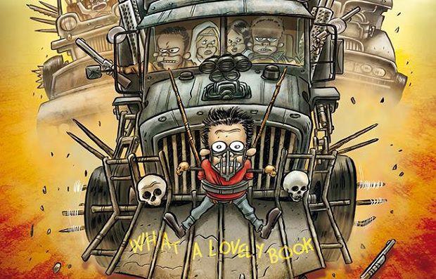 La variant del volume dedicata a Mad Max La copertina variant del volume per le librerie Feltrinelli è dedicata a Mad Max