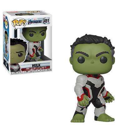 I Funko Pop! di Avengers: Endgame Hulk con la tuta bianca dal film Avengers: Endgame