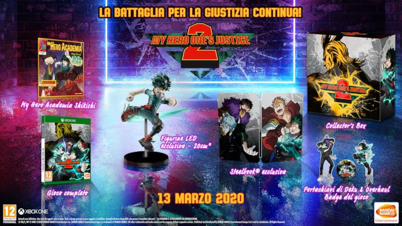 La Plus Ultra Edition di My Hero One's Justice 2 My Hero One's Justice 2 per PS4, Xbox One, Nintendo Switch e PC