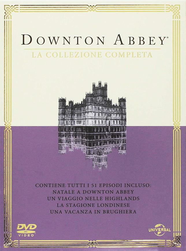Downton Abbey il cofanetto DVD delle 6 stagioni televisive Le 6 stagioni della serie TV Downton Abbey in un cofanetto DVD