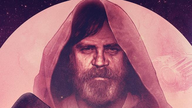 Episodio VIII, la foto del mantello di Luke sancisce la fine delle riprese Mark Hamill in una locandina illustrata