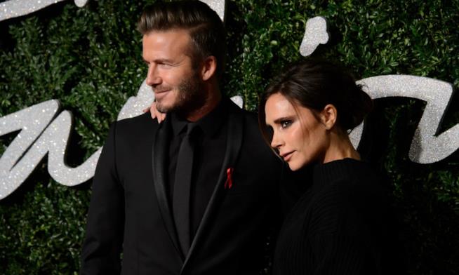David Beckham e Victoria pagano circa 25mila euro al giorno di tasse Un primo piano di David e Victoria Beckham