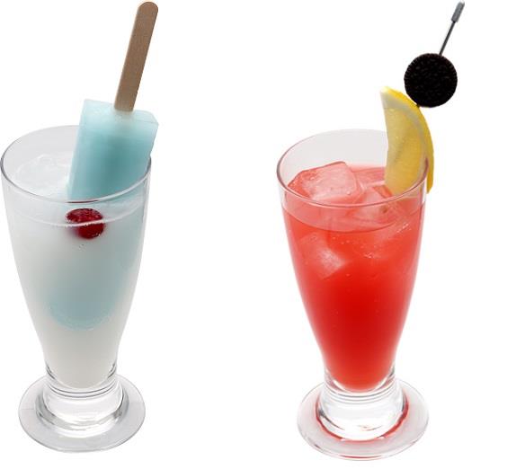 Bevanda Asuka e Rei Rei drink ghiacciolo Asuka pomodoro Eva Bar