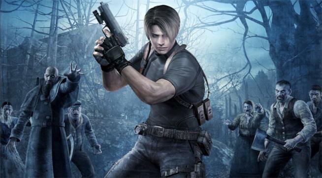 Annunciata la data d'uscita di Resident Evil 4 HD su PS4 e Xbox One Leon in azione nella cover art ufficiale di RE4