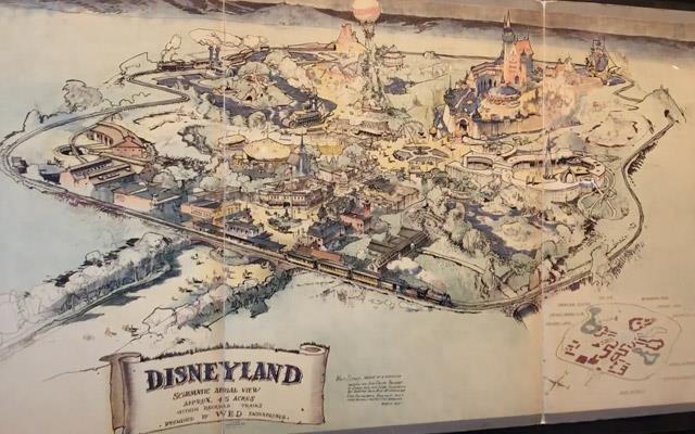 La mappa di Disneyland è stata venduta per 708mila dollari Un'immagine di Disneyland