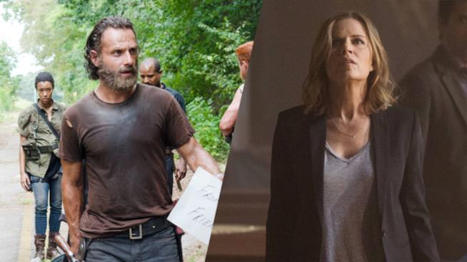 I personaggi Rick Grimes e Madison Clark Rick Grimes e Madison Clark