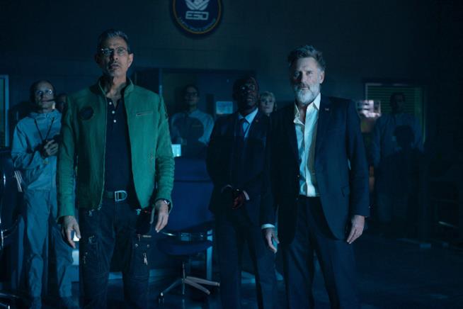 Independence Day, il sequel arriva 20 anni dopo il primo capitolo Jeff Goldblum e Bill Pullman in una scena del film