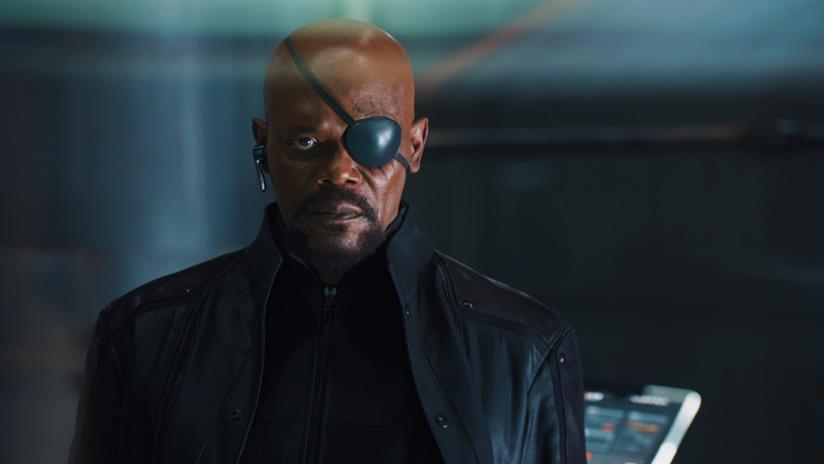 Samuel L. Jackson sui prossimi film Marvel di Nick Fury Samuel L. Jackson nel ruolo di un intenso Nick Fury