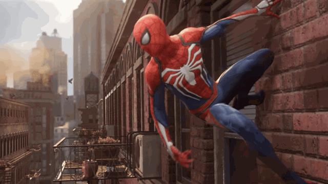 Spider-Man, il videogame per PS4 si mostra in un nuovo trailer Una GIF di Spider-Man per PlayStation 4
