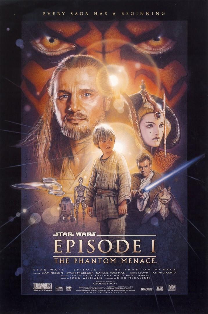 Star Wars la minaccia fantasma Poster di Star Wars la minaccia fantasma