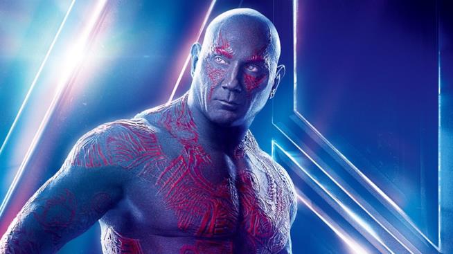 Dave Bautista vorrebbe uno spin-off su Drax (anche dopo la lite con Disney) Drax in Avengers: Infinity War