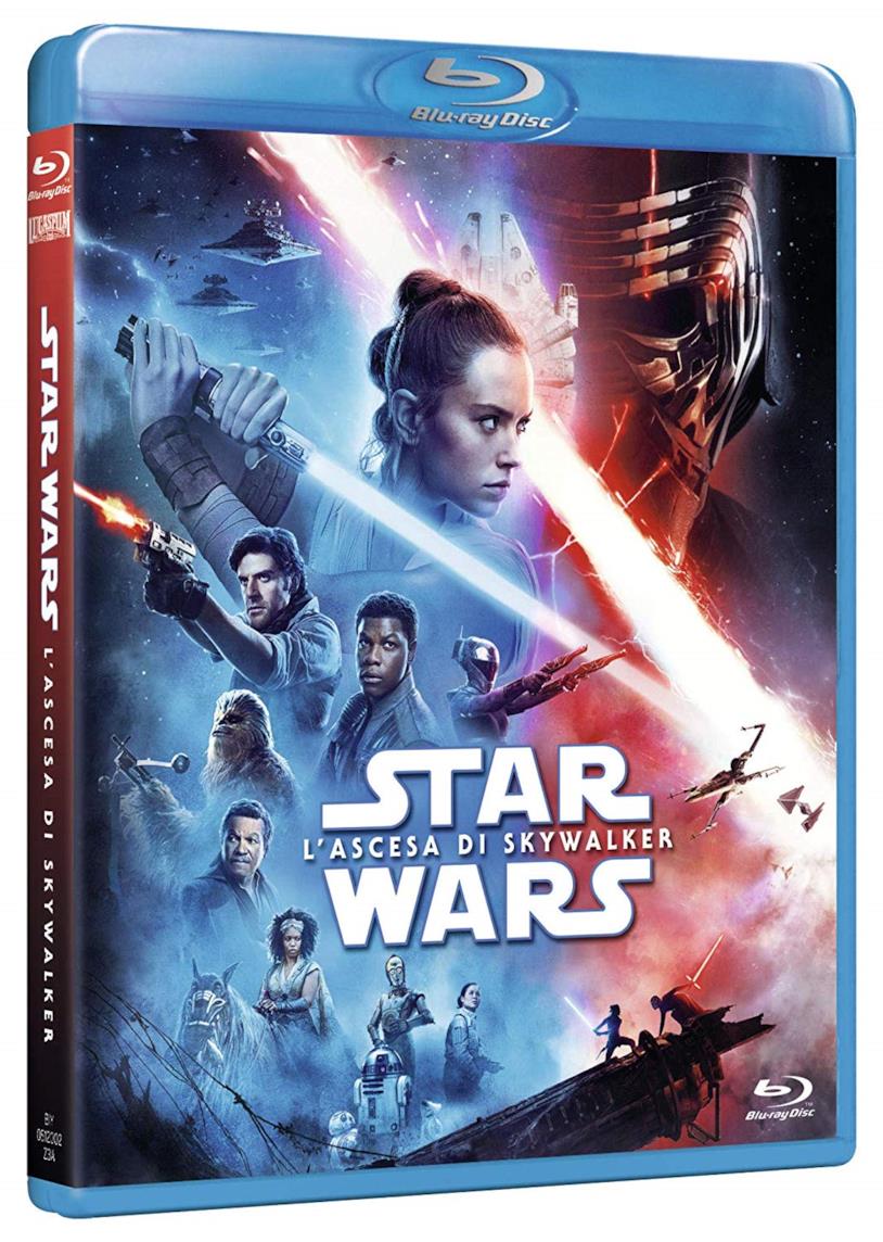 Cofanetto Blu-ray di Star Wars: L'Ascesa di Skywalker La copertina del cofanetto Blu-ray di Star Wars: L'Ascesa di Skywalker