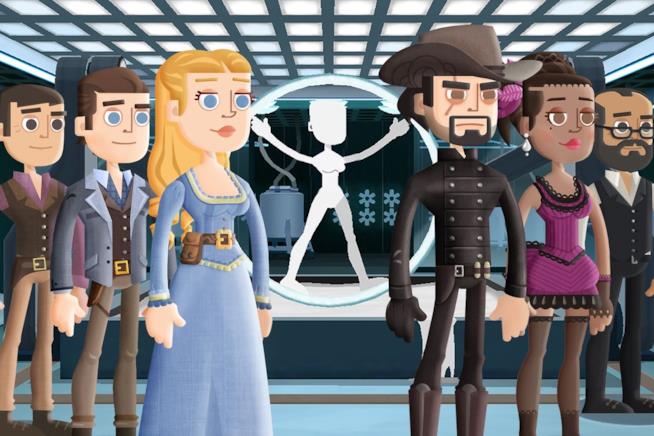 Grana legale per Westworld: accusato di plagio da Fallout Shelter Un concept art del gioco di Westworld