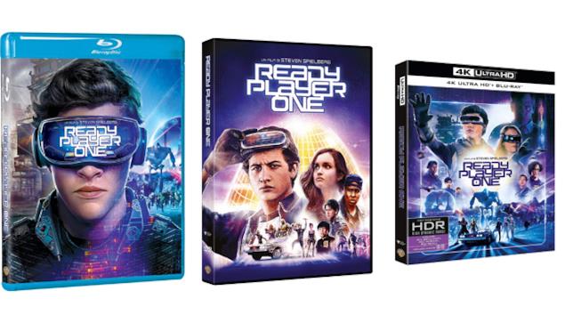 Ready Player One in Home Video Packshot di Ready Player One in DVD, Blu-ray e Blu-ray 4K