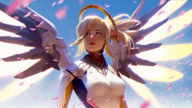 Un lungometraggio di Overwatch non è da escludere, parola di Blizzard Una fan-art di Mercy