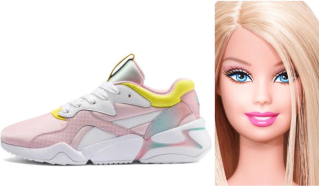 Barbie compie 60 anni, la collezione Puma Sneaker Nova x Barbie