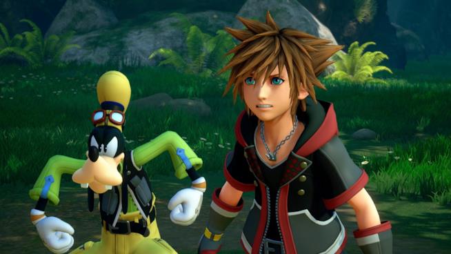 Kingdom Hearts 3, o il grande parco divertimenti virtuale Disney Pippo e Sora, due dei protagonisti di Kingdom Hearts 3