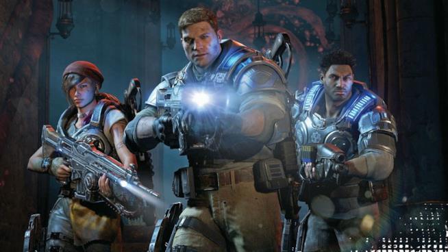 Gears of War 4, nuovi video mostrati all'E3 2016 di Los Angeles I tre protagonisti di Gears of War 4 in azione